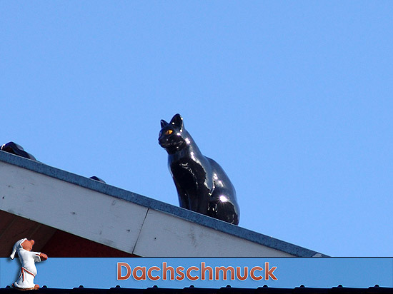 Dachfigur Katze