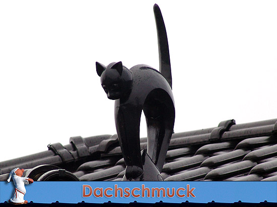 Dachschmuck Katze